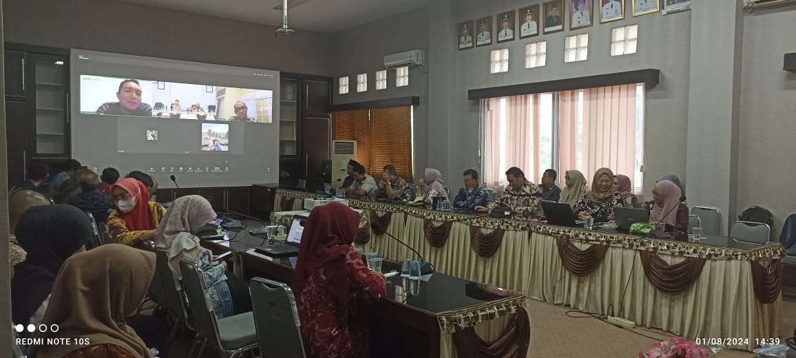 Rapat Pembahasan Rancangan Teknokratik RPJMD Kabupaten Bangka Barat Tahun 2025 - 2029 