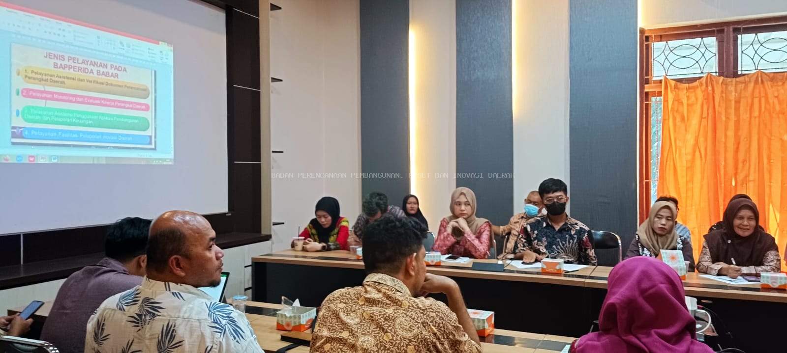 FORUM KONSULTASI PUBLIK STANDAR PELAYANAN BAPPERIDA KABUPATEN BANGKA BARAT